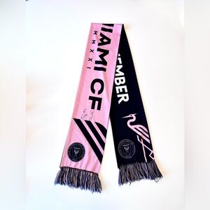 Inter Miami CF Season Ticket Member Scarf, Signed by Emerson Rodriguez